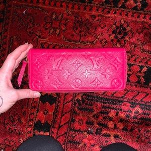 Louis Vuitton clemence wallet monogram leather